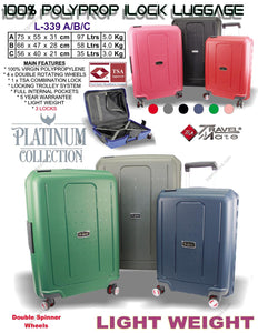 31478 L-339 65CM POLYPROP HARDCASE WITHOUT A ZIP